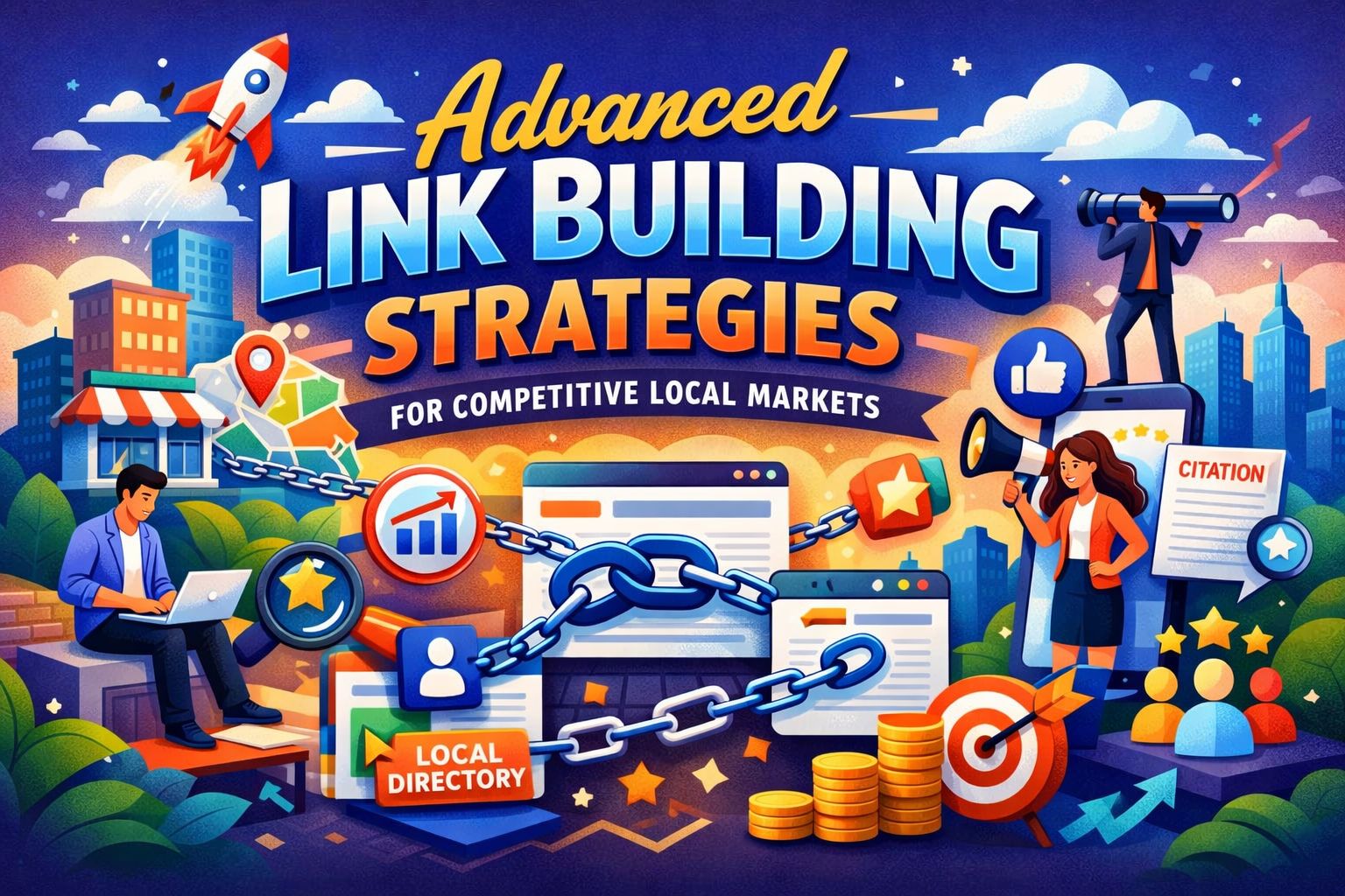 Advanced Link Building Strategies for Competitive Local Markets