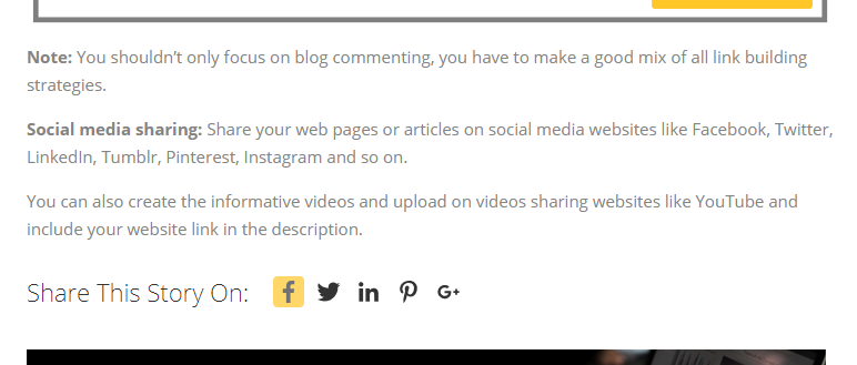 social media sharing