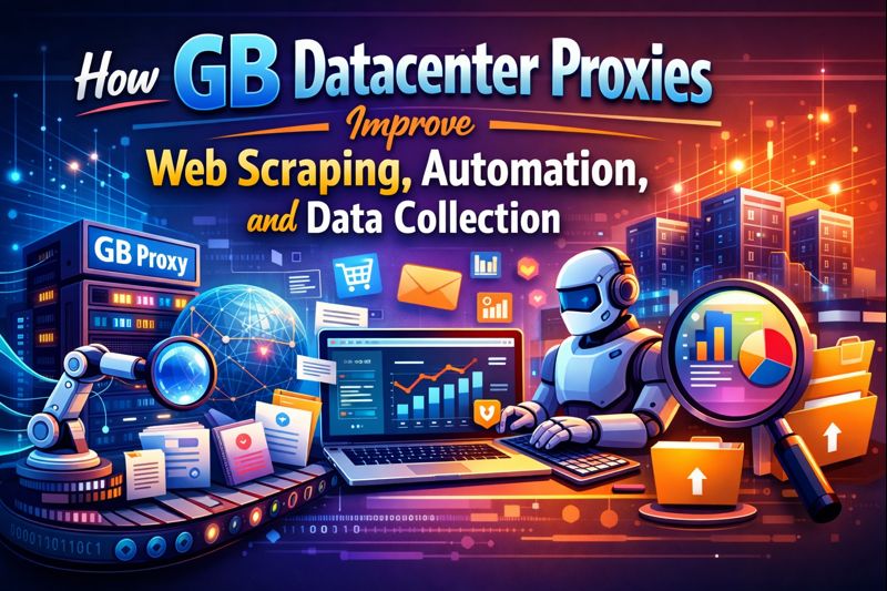 How GB Datacenter Proxies Improve Web Scraping, Automation, and Data Collection